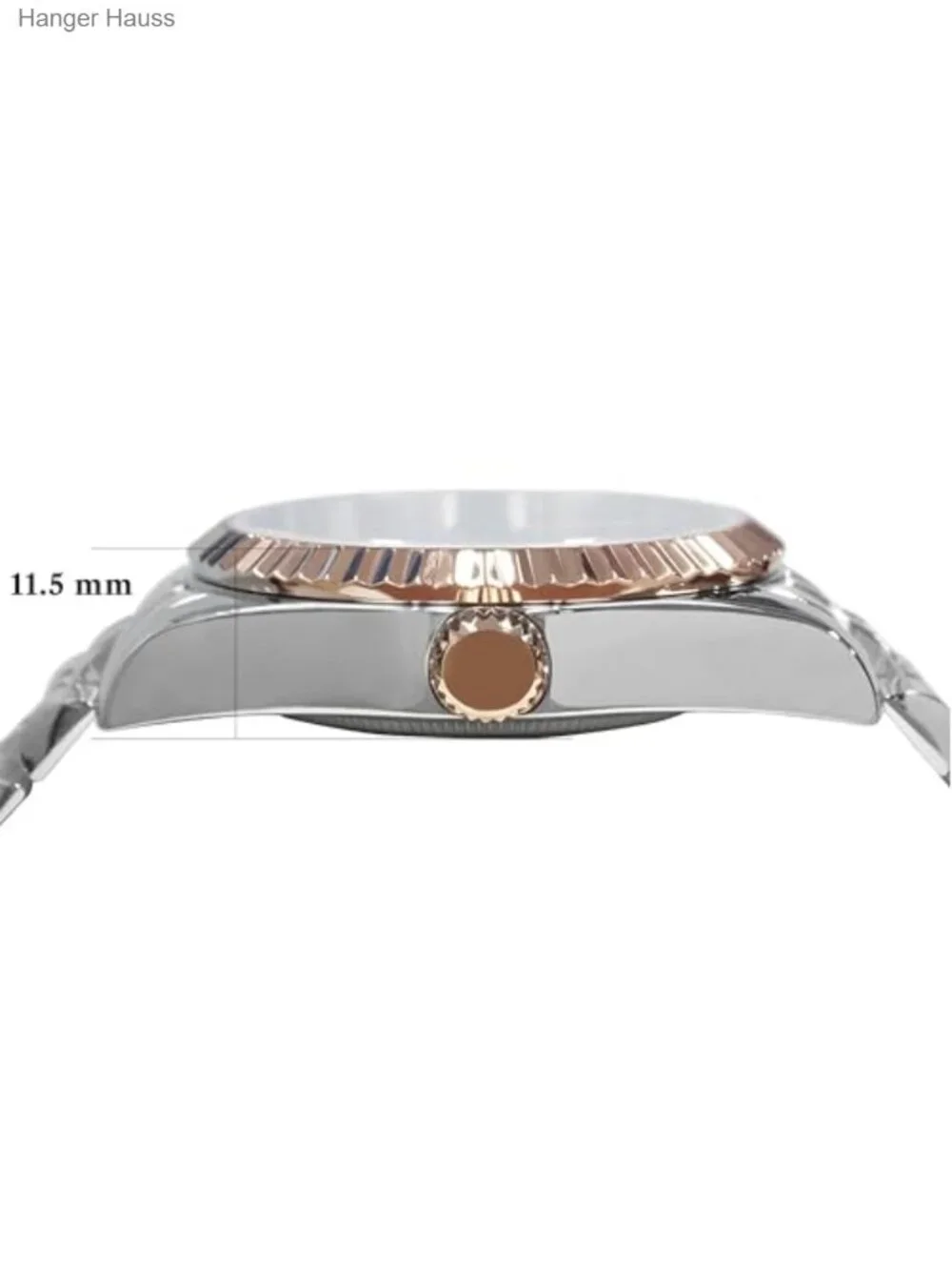 Luxury Swiss Quartz Diamond Wrist Watch for Men Women, Sapphire Crystal,